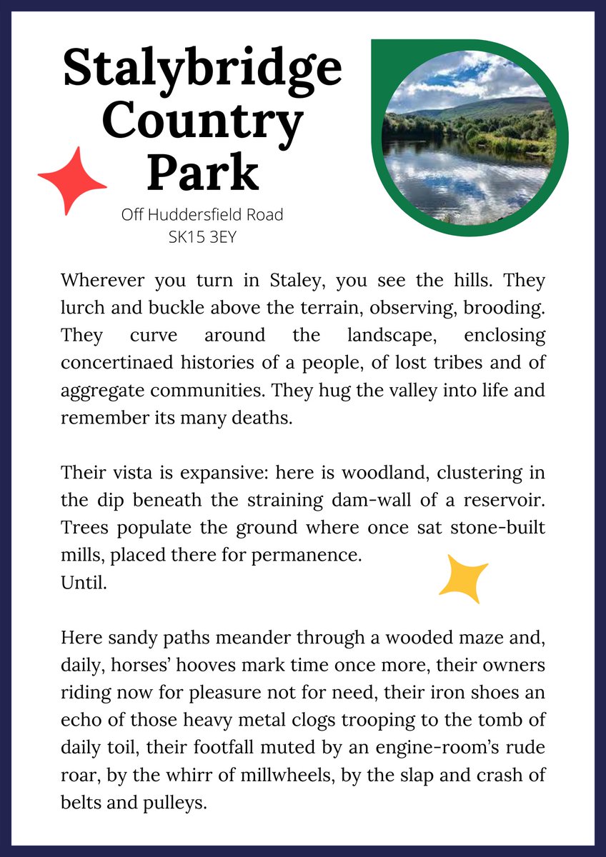 TamesideCouncil's tweet photo. Local author and writing coach, Cat Lumb, shared her creative skills with local residents for 'Take Note: A Day in the Life of Stalybridge' supported by a Town of Culture Community Grant ๐
Sneak peak below๐๐ผ
Full pamphlet https://t.co/XGguIgRXkF
#InTameside #TownOfCulture https://t.co/U9VteflqXg
