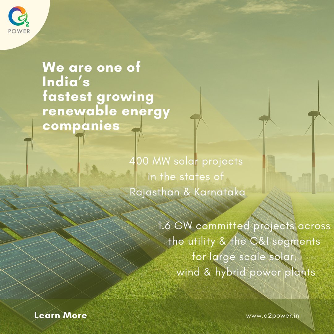 Our focus areas are both the utility and the C&I segments to augment our capacity creation.
#renewableenergy #solarplant #windpower  #utilityindustry #cni