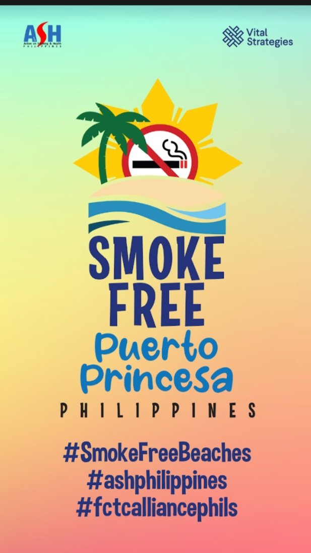 #SmokefreeBeaches
#SmokefreePuertoPrincesa
#BangonPuertoPrincesa
@ashphilippines
@vitalstrategies
@FCAP_2001
@smokefreeph