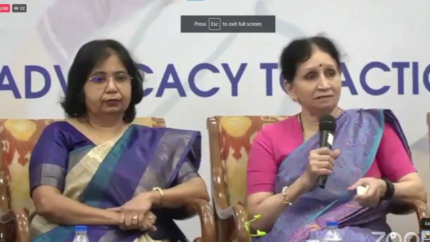 'Every district should have a nursing institute'. Dr. Asha Sharma, Former Vice President INC, during the panel discussion, addressed the need for investment in #midwifery for strengthening the workforce & hence enhancing newborn #health. #AdvocacyToAction #NurseMidwife4Change