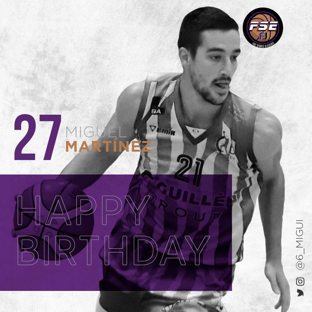 ¡Hoy es un día especial porque tenemos nada más ni nada menos que 3 cumpleaños de los nuestros! El bueno de <a href="/6_migui/">Miguel Martínez</a>, nuestro primer debutante en la <a href="/ACBCOM/">Liga Endesa</a>, cumple otro año más con nosotros y suma ya 27 años de edad. ¡Feliz cumpleaños amigo! ¡Disfruta mucho de tu día!