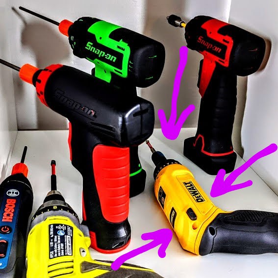 If you don't want to pay up for a <a href="/Snapon_Tools/">Snap-on Tools</a> Electric Screwdriver this <a href="/DEWALTtough/">DEWALT</a> would be my go to.  In some ways it's an even better tool.

amzn.to/3wnijFj
