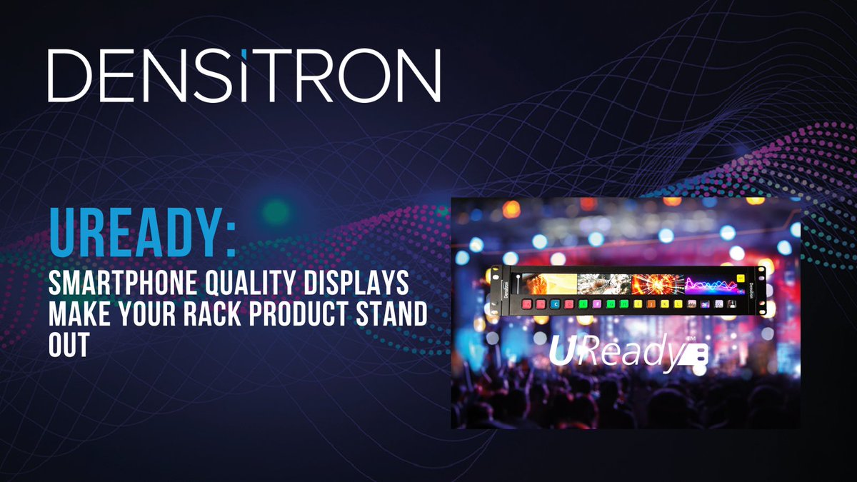 Densitron's tweet photo. Employing IPS technology, offering an 80/80/80 symmetric viewing that is clear in bright or low light, our UReady range transforms what’s possible in HMI - https://t.co/gCIfvVpNcs
#Densitron #ControlSurfaces #UReady #HMI #IPS #PCT #Tactile #TouchScreen #Display https://t.co/oJH2DfuEIe