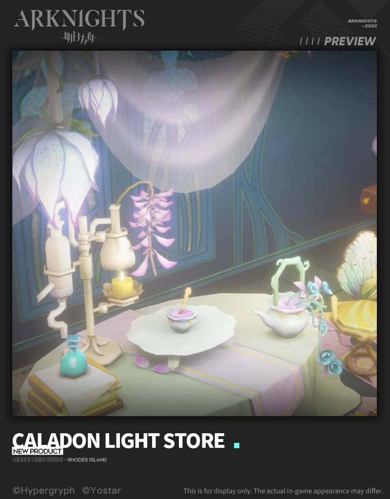 Arknights Worldwide on Twitter "RT ArknightsEN 【Limitedtime Themed Furniture Set】 Caladon