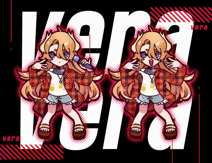 Veraさんの( )のCR風のデフォルメを描かせて頂きました!ありがとうございます! 