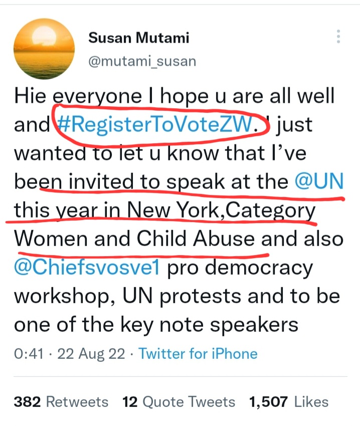 Jewels_MsJay's tweet photo. #Trump was accused of Rape by a few women. Not a single one of them was invited to speak at the UN
#susanmutami has been invited π€
Remember who came to listen to her space. Connect the dots
@enkudheni @mhofela_mhofu @Tinoedzazvimwe1 @BaShonaBaShona @ChimhamhaZw @DrGugu_WNcube https://t.co/krFPR4RlL8