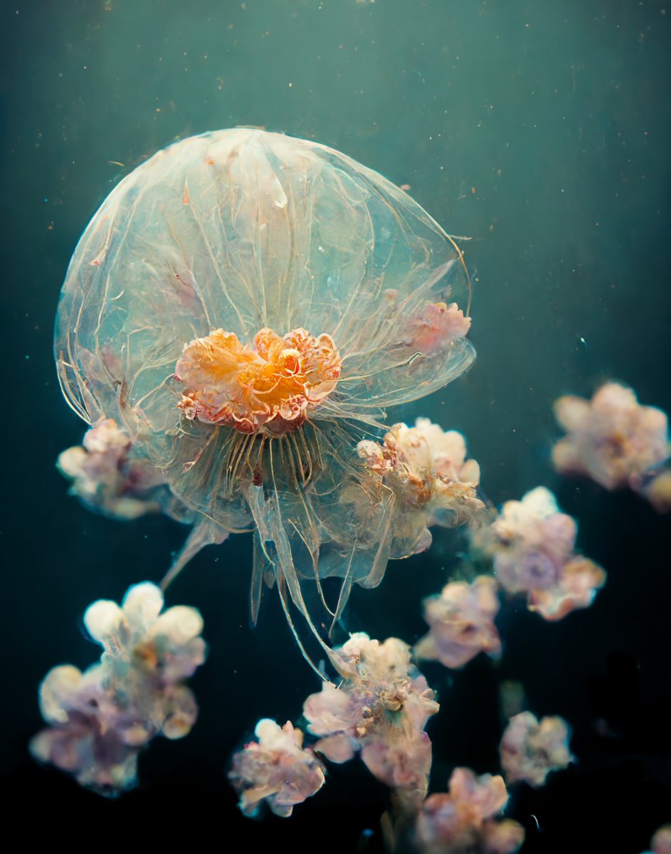GuneySoykan's tweet photo. Jellyflowers? 🤔 1/2

.

#midjourney #midjourneyart #ai #aiart #aiartists https://t.co/YqCfHrmaPI
