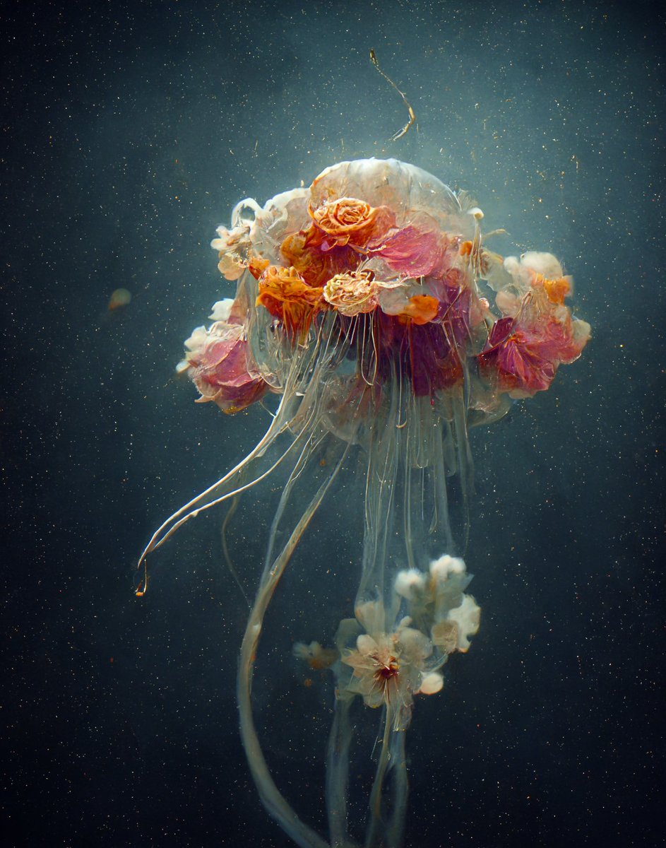 GuneySoykan's tweet photo. Jellyflowers? 🤔 1/2

.

#midjourney #midjourneyart #ai #aiart #aiartists https://t.co/YqCfHrmaPI