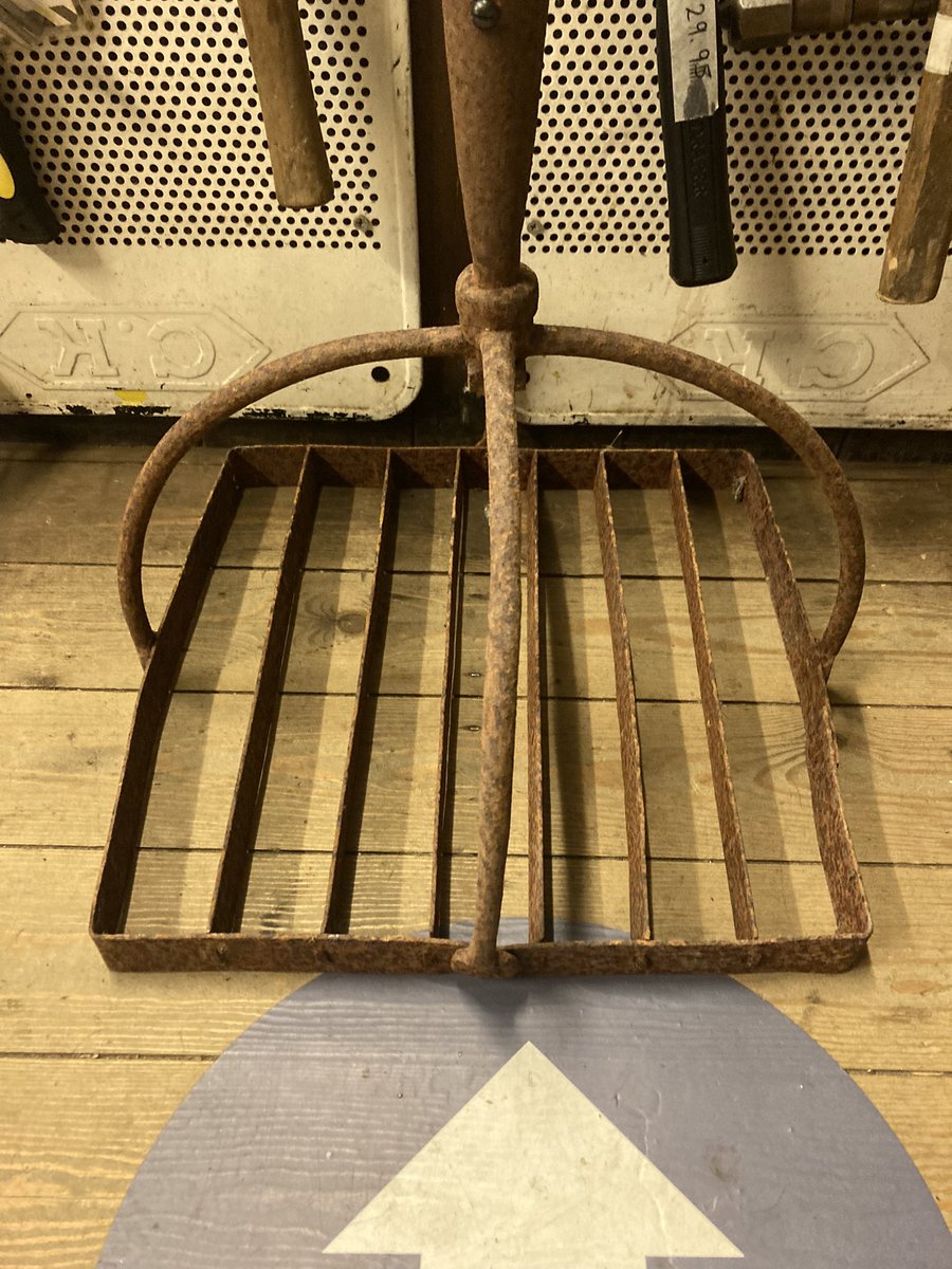Another item we don’t know what it’s for, some sort of masher. I suggested an industrial potato masher but been told no! Any ideas?