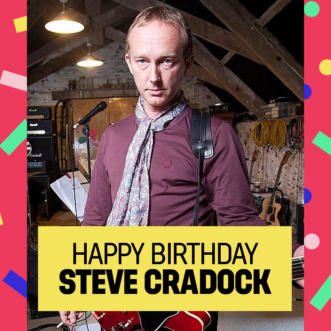 🎸 EP!C BIRTHDAY 🎸

Wishing a very Happy Birthday to <a href="/SteveCradock/">Steve Cradock</a>, guitarist with Brummie band <a href="/OCSMusic/">Ocean Colour Scene</a>.  

Have a great day, Steve! 🎂