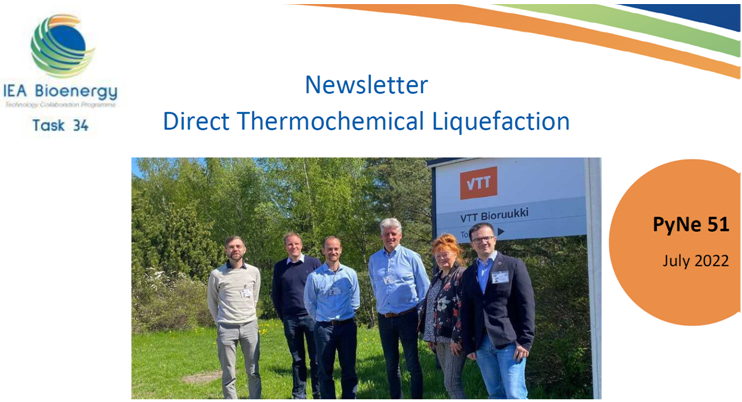 IEABioenergy's tweet photo. IEA Bioenergy #Task34 released its latest newsletter #PyNe51. Look at the latest developments on Direct Thermochemical #Liquefaction of #biomass at https://t.co/aX4cLrk2c5 https://t.co/eopmStalSz