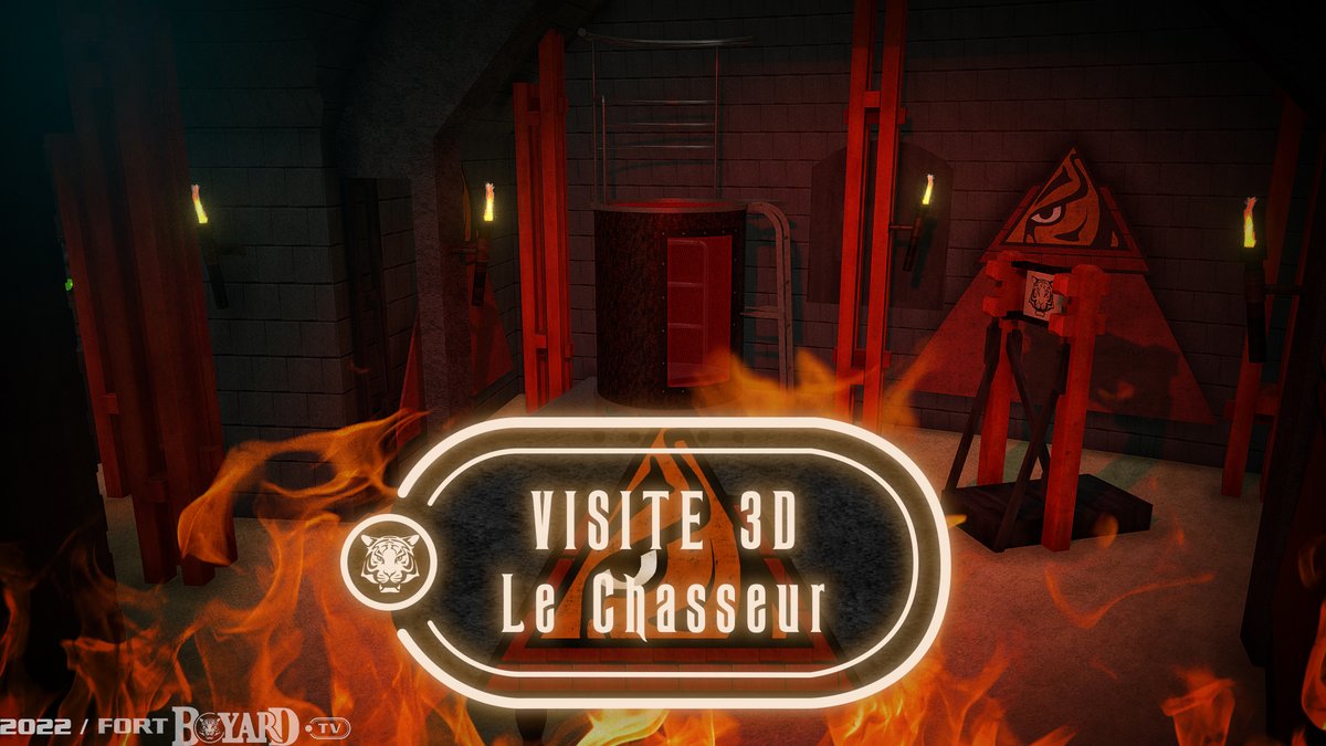 Vous nous l'avez beaucoup demandé, il est désormais possible de visiter en #3d les deux cellules de la cellule du Chasseur, ainsi que ses 4 épreuves. #FortBoyard 
fortboyard.tv/#/news/914-vis…