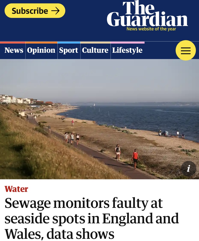 CarolineLucas's tweet image. Utterly outrageous that every single beach between #Brighton &amp;amp; Hastings has been pumped with vile raw sewage - yet people are swimming in literal sh*t without realising, because privatised, profiteering water companies can't even do their job &amp;amp; monitor water pollution properly