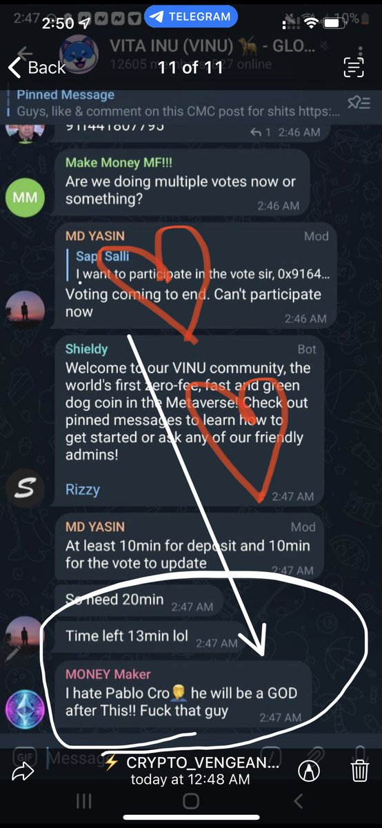 <a href="/VitaInuCoin/">Vita Inu (VINU)</a> who said this😂 YOUR COMMUNITY IS REALLY FUNNY😁