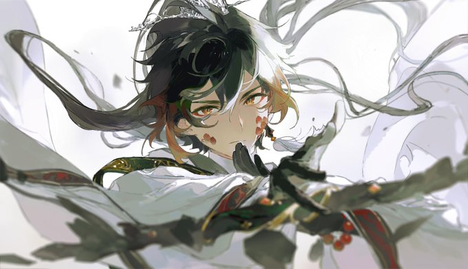 友人絵#鍾離 #原神 #Zhongli #GenshinImpact 