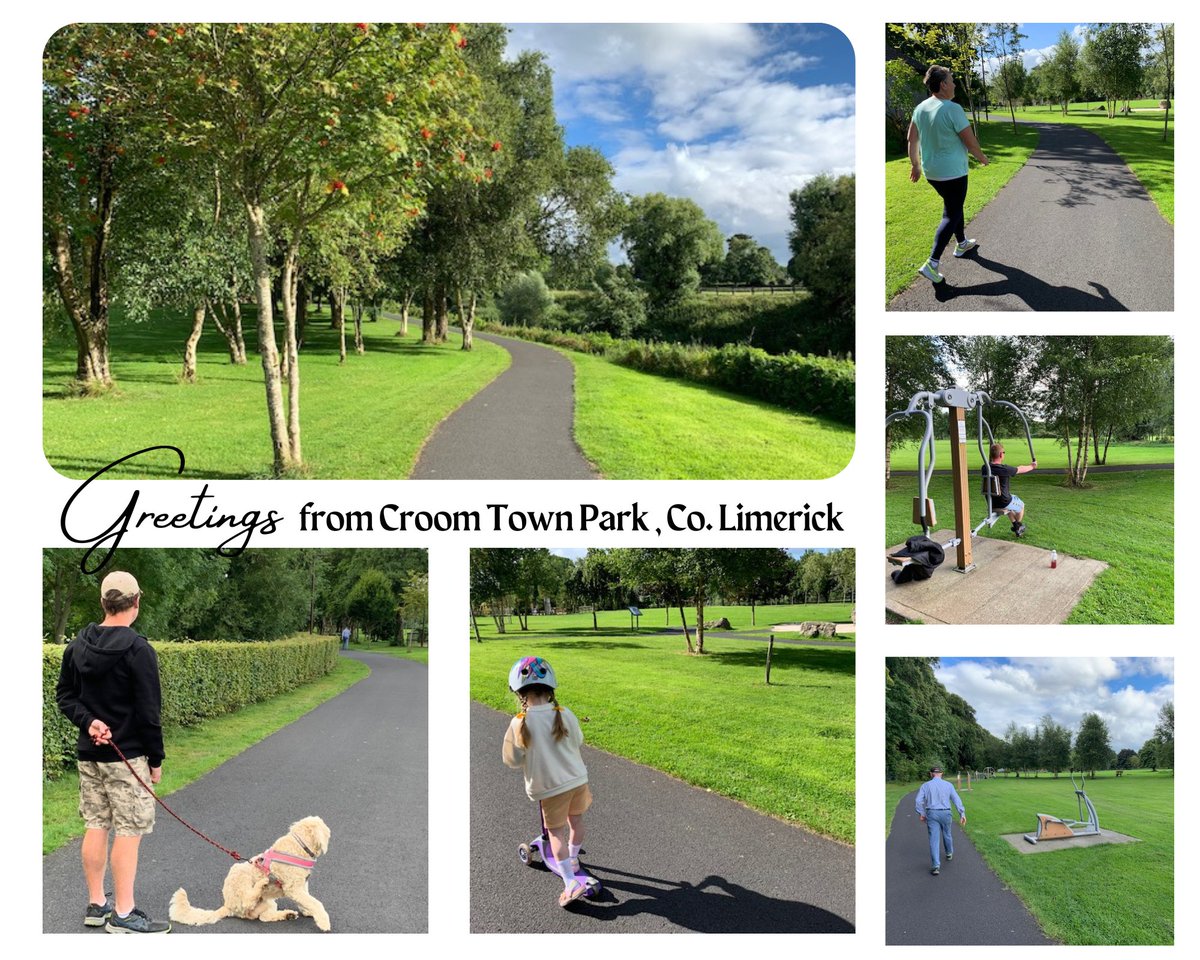 Weather looking great for a stroll in Croom Town Park #croom #limerick #croomcommunity #croomtownpark