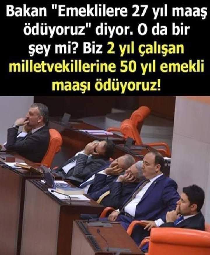 #YaşŞartınıUnutun 2 yıl milletvekilliği yapıp, vekil emekliliği ile 55.000₺ alanlar, yıllarca çalışıp, prim ödeyen, emekli olduğunda ortalama 3.500₺-.4000₺ alacaklar için  EYT yasası çıkarsa ülke batar diyerek EYT mağduriyetini çözmedi, direndi, direniyor…