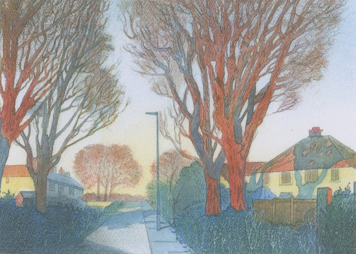 ianarchiebeck's tweet image. A new batch of postcards (five in all) fresh from the printers will be available to buy at upcoming graphic fairs at Topsham and  Greenside