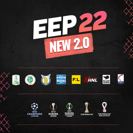 SlimOntario2033's tweet photo. EEP 2.0 Season Update 22/23 is out!
Summer transfers, more than 250 22/23 kits and even 5 new leagues!!
https://t.co/KUunQlZL2K
#EEP22 #FIFA23Mod #EEP #FIFAMods https://t.co/XdD1ntnLBp