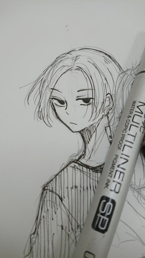 梵天マイち初めて描いたけどこんなんか? 