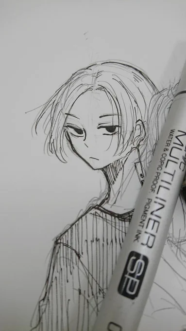 梵天マイち初めて描いたけどこんなんか? 