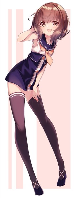 スカート短め雪風ちゃん
#艦これ 
#雪風 