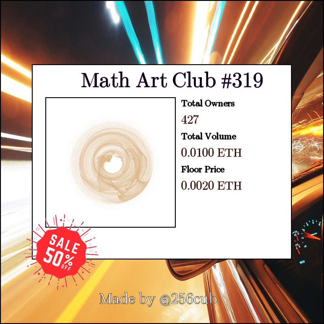 MediaProNetCom's tweet photo. ✅ Math Art Club #319 | #NFT on @OpenSea by @256cub
Math Art Club #319.
This NFT has been created using Polar projection filled with Burnt Red color on a White background.
...
#MathArtClub #cryptopunks #design #digitalillustration #nfts #artwork #btc https://t.co/F7JMar4tOb