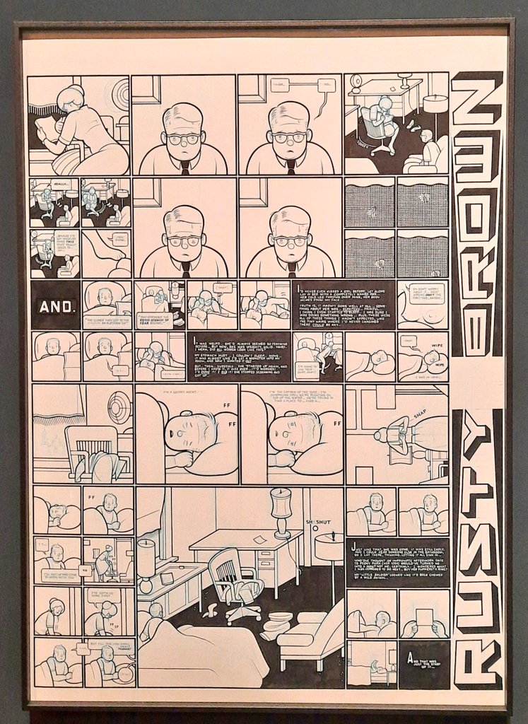 Mi impresión: vamos a estar años hablando de la exposición #CaixaForumComic

Por ser tan referencial, lo pude comprobar en la visita posterior a las librerías, nos salían ejemplos por todas partes de lo que acabábamos de ver. Toda una afición concentrada en un espacio expositivo.