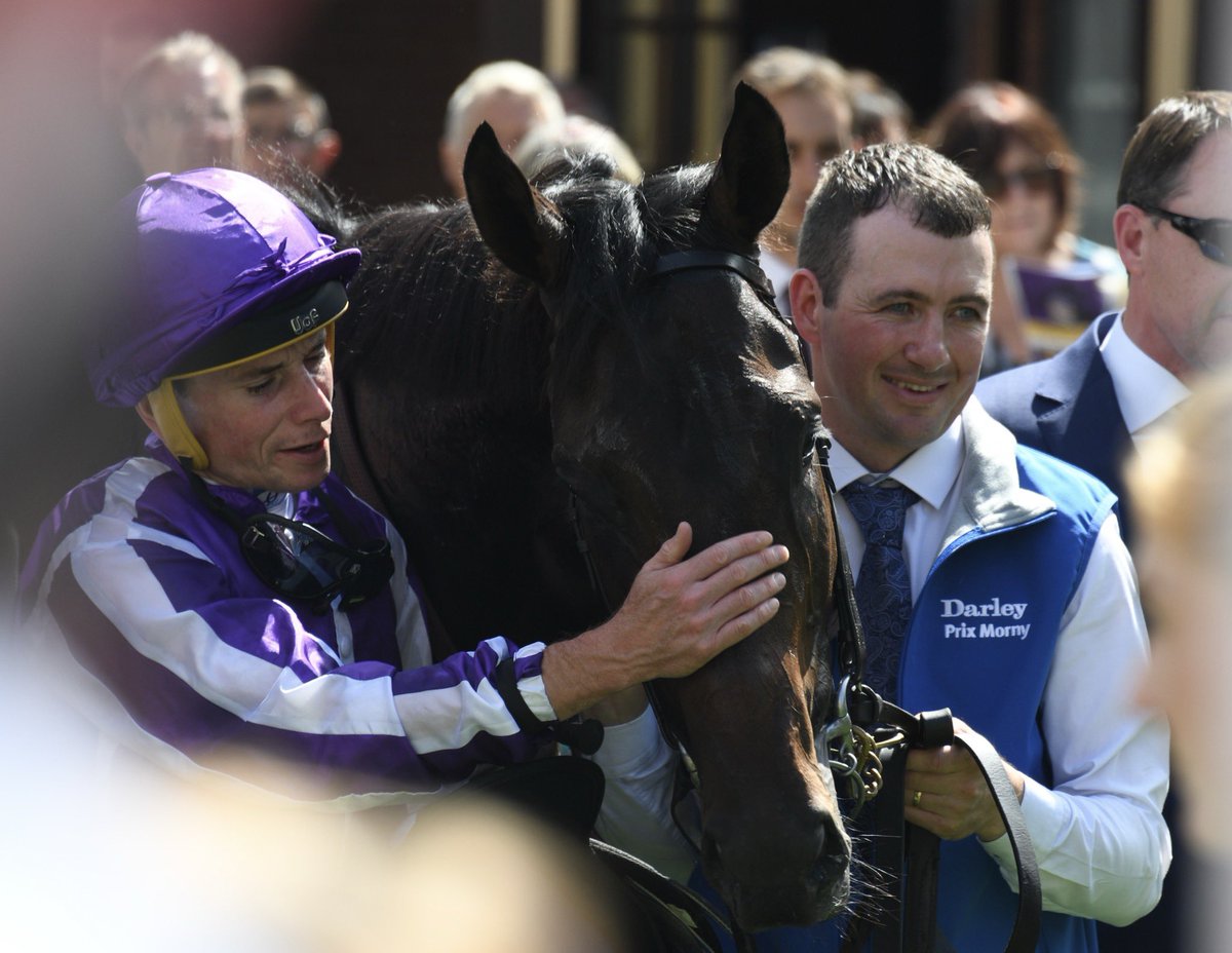 Blackbeard getting some love after winning the Prix Morny…