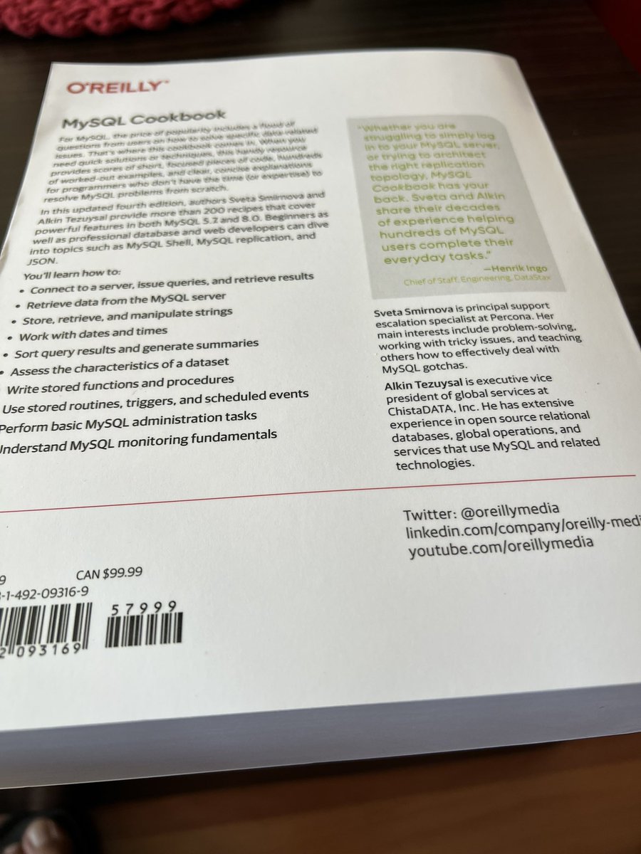 Top MySQL story: @ask_dba: 'Seas are rough, winds are strong this season. What a surprise to return home after 60 days at sea with another dream come true. @OReillyMedia #mysqlcookbook4e #MySQL ' , see more tweetedtimes.com/v/1836?s=tnp