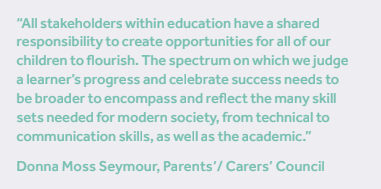 As we are in exam results fortnight, I thought I'd share what one member of @Fededucation's Parents' & Carers' Council had to say about what we assess. Interestingly, FED's Business Leaders & Learners say the same thing. Read more >> fed.education/wp-content/upl…