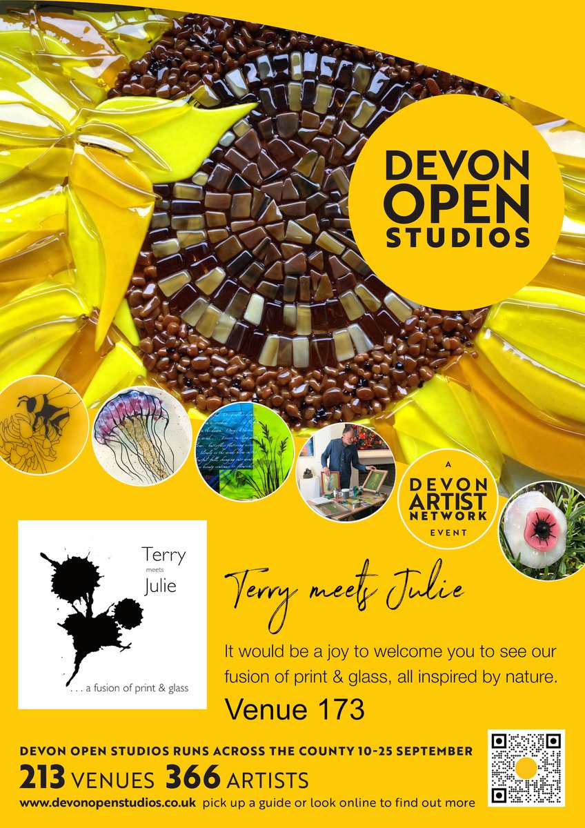 MeetsJulie's tweet photo. A nice bright post today to liven up a dull day. Only a few weeks to go now to this Devon wide event. We do hope you can join us @DevonArtistNet #ArtistStudioDevon #devonopenstudios #openstudio #handmadeindevon #supportlocal #artisan #ccdirectorymaker #glassart https://t.co/OqVhweciyQ