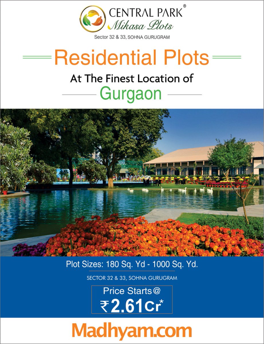 teammadhyam's tweet photo. Central Park Flower Valley is a global premium integrated RERA Registered Township.
#CentralPark #CentralParkFlowerValley #MikasaPlots #ResidentialPlots #LuxuryPlots #LuxuryLifestyle #RealEstate #PropertyToBuy #DreamHome #LuxuryHome #Madhyam #TeamMadhyam https://t.co/Alxpjnm2ND