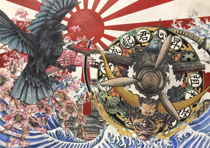 #いつか超つよつよ作家になるので今のうちに推しませんか おそらく中々日本ではいないタイプの画家です。推してもらえたら嬉しいです 