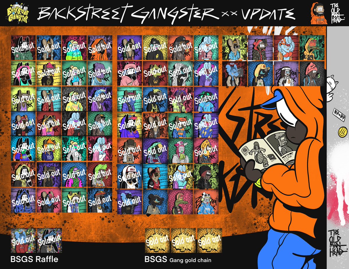 Yo what’s up homie
This is backstreet gangster update
Come to join my gang bro. Esketit

paras.id/collection/bac…

Discord discord.gg/ukMGHWVQrX

#nft #nftart #nftcollector #backstreetgangster #theoldmanhead #paras