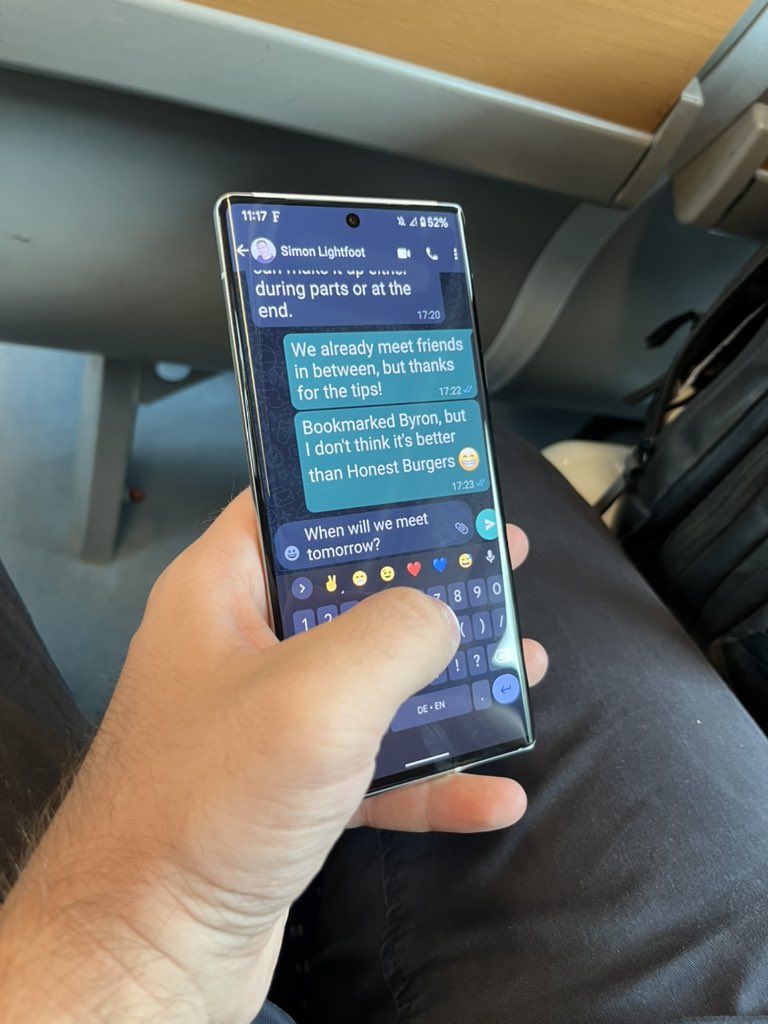 When using public transport, you can see many people with an increased font size on their phone. In fact, studies show that 1/3 of all users use a non-standard font sizes.
#accessibility is for everyone, please test if you app is compatible.