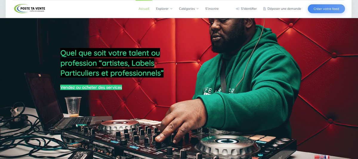 DelitradioM's tweet photo. POSTE TA VENTE: PLATEFORME FREELANCE EN 2022 
La plateforme vous permet de commander ou proposer vos services (feeds).
Inscrivez-vous, c’est rapide et gratuit !
https://t.co/cGbg0kDcg2 https://t.co/cUnEqwBPrw
