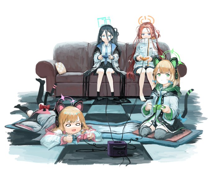 「couch playing games」 illustration images(Latest)