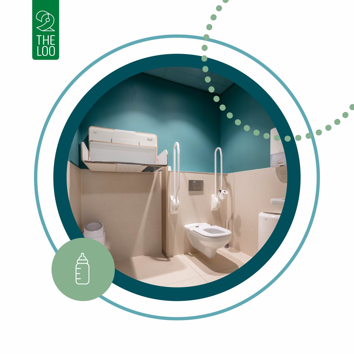 At @2theloo Travellers with a disability and families deserve the required service and attention. If space permits, we provide sufficient & shielded area for parents to feed and change their babies in peace. #2theloo #customerexperience #inclusivedesign #publicrestrooms