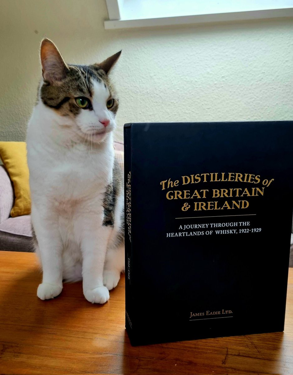 ScobieLaura's tweet photo. I've been lucky enough to catch an early look at this incredible book courtesy of @RoyalMileWhisky. Full of articles and photos discovered in the British Library, I'm enjoying putting historical context to my contemporary focus. Barley also approves. https://t.co/04ZoLrU3u8