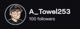 TheyCallMeTowel's tweet photo. 100 followers baby!!! Cant wait to see what’s next for me.
.
.
.
.
.
.
#krunker #twitch #TeamFortress2 #savetf2 #TwitchAffliate #f4f #l4l #live #stream #Streamer https://t.co/94kgsZ0Nv6