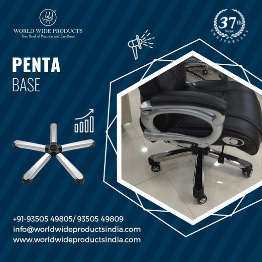 Wwp_india's tweet photo. We believe in the manufacturing of high-quality chair parts without causing fatigue despite of long hours of sitting.
Ergonomics + Design + Technology = Functionality
#worldwideproducts #officechair #chairbase #pentabase #bosschair #cafebase #products #chairproducts #india #delhi https://t.co/ZeBVfwCzzG