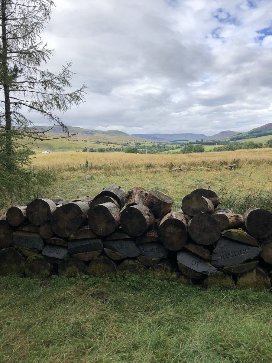 PKCTrust's tweet photo. Have you visited #Corbenic #Poetry Path? We popped out for a visit last week, and it was stunning! What a fascinating walk through #countryside w/incredible poetry features paired up w/#nature. We highly recommend it!
#dunkeld #birnam #perthshire #poetrypath #outdoors #Words https://t.co/PomfHBPvwE