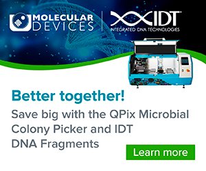 moldev's tweet image. Fully automate colony picking workflows for DNA assembly, antibody discovery and protein engineering - Limited time offer! 

Learn more - bit.ly/3cbXWnL

#workcell #colonypicking #dnafragments #integrateddnatechnologies #moleculardevices