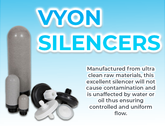 filterserve's tweet photo. Porous permeable plastic #silencers are excellent for #pneumatic equipment #silencing. Our #Vyon® silencers can provide up to 30 #decibels of noise #reduction. #Manufactured from ultra-clean raw materials, this excellent silencer will not cause contamination.
#filtration #b2b #uk https://t.co/zI0zISJfHi