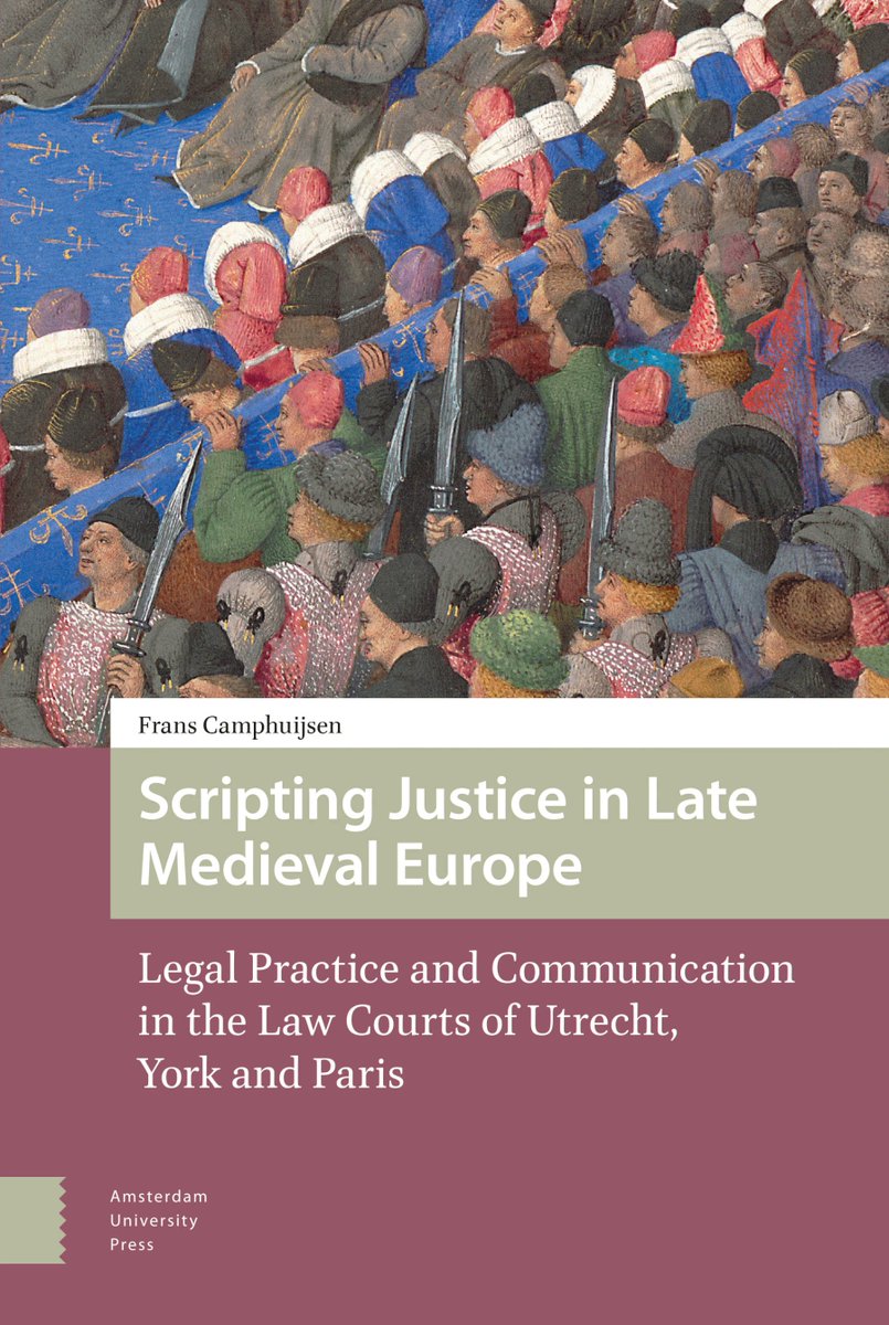 Frans Camphuijsen, Scripting Justice in Late Medieval Europe (@AmsterdamUPress, August 2022)
facebook.com/MedievalUpdate…
aup.nl/en/book/978946…
#medievaltwitter #medievalstudies #medievaljustice #medievallaw #latemedieval #medievalsociety