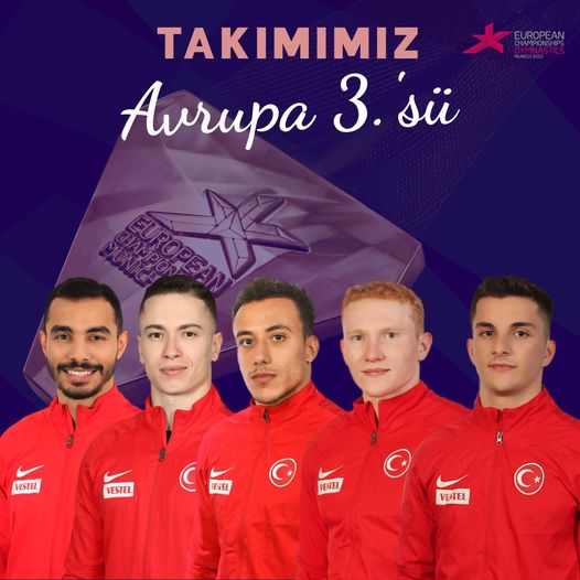 Türkiye Cimnastik Federasyonu
20 AĞUSTOS 2022 CİMNASTİK MİLLİ TAKIMIMIZ AVRUPA 3.'SÜ! 🥉
🇹🇷 Artistik Cimnastik Erkek Millî Takımımız, #Munich2022 Artistik Cimnastik Erkekler Avrupa Şampiyonası takımlar finalinde 246.162 puanla 3.olarak bronz madalya kazandı.Tebrikler çocuklar! 👏🏻