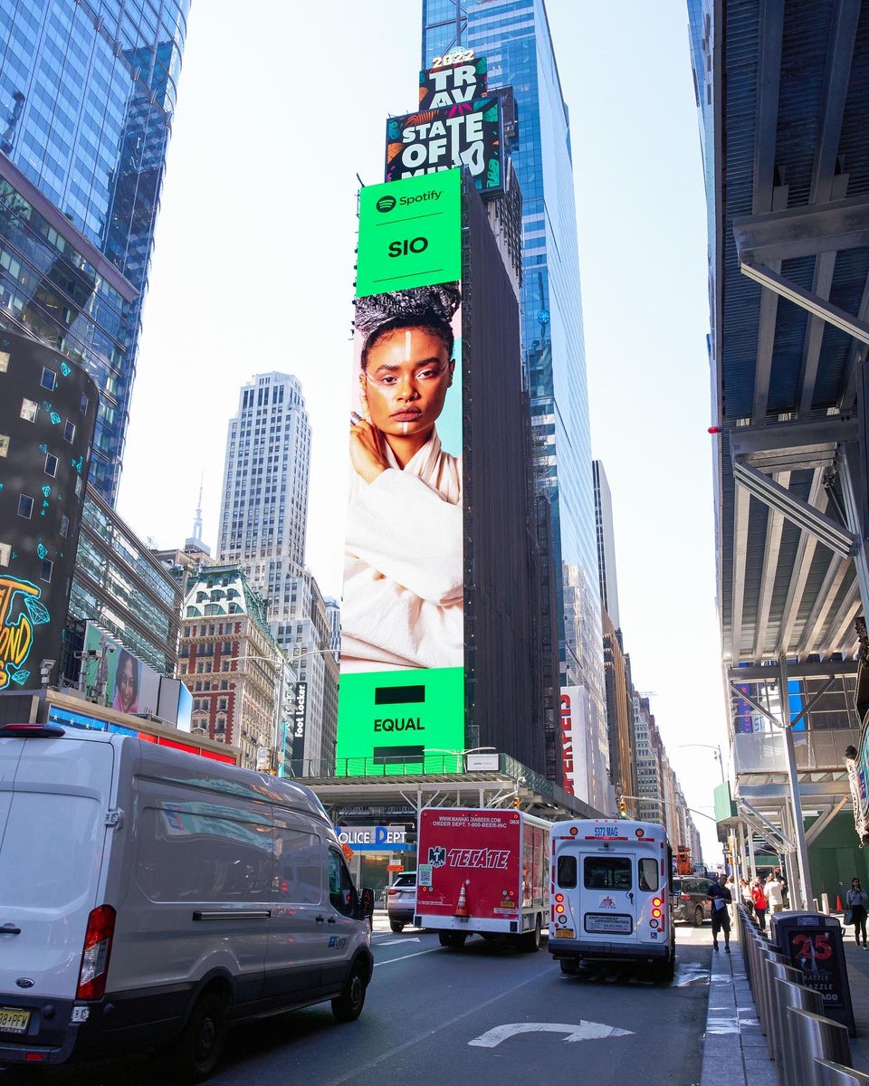 Hi, my name is Sio. I’m from Ennerdale south of Johannesburg South Africa, and I am on a billboard in Times Square, NYC🗽, because I am a storyteller, my songs say so!!!

Massive ❤️ @spotify for crowning me #spotifyEQUAL ambassador for🌍 this month.🙏🏽

Shot by <a href="/raymnzn/">Ray Manzana</a>

#sio