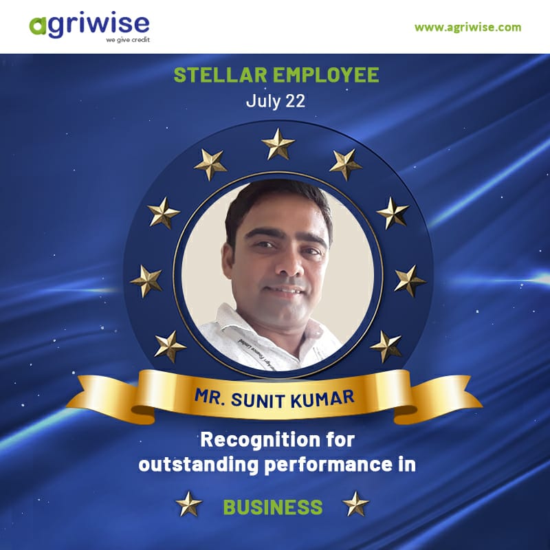 AgriWise's tweet photo. We're happy to share that Mr. Sunit Kumar is our 'Employee Of The Month' for July 2022.
Team Agriwise is grateful for your phenomenal contributions to the business department! We appreciate your dedication and professionalism.
#Congratulations #Agriwise #StellarPerformer https://t.co/DkBweFYMeW