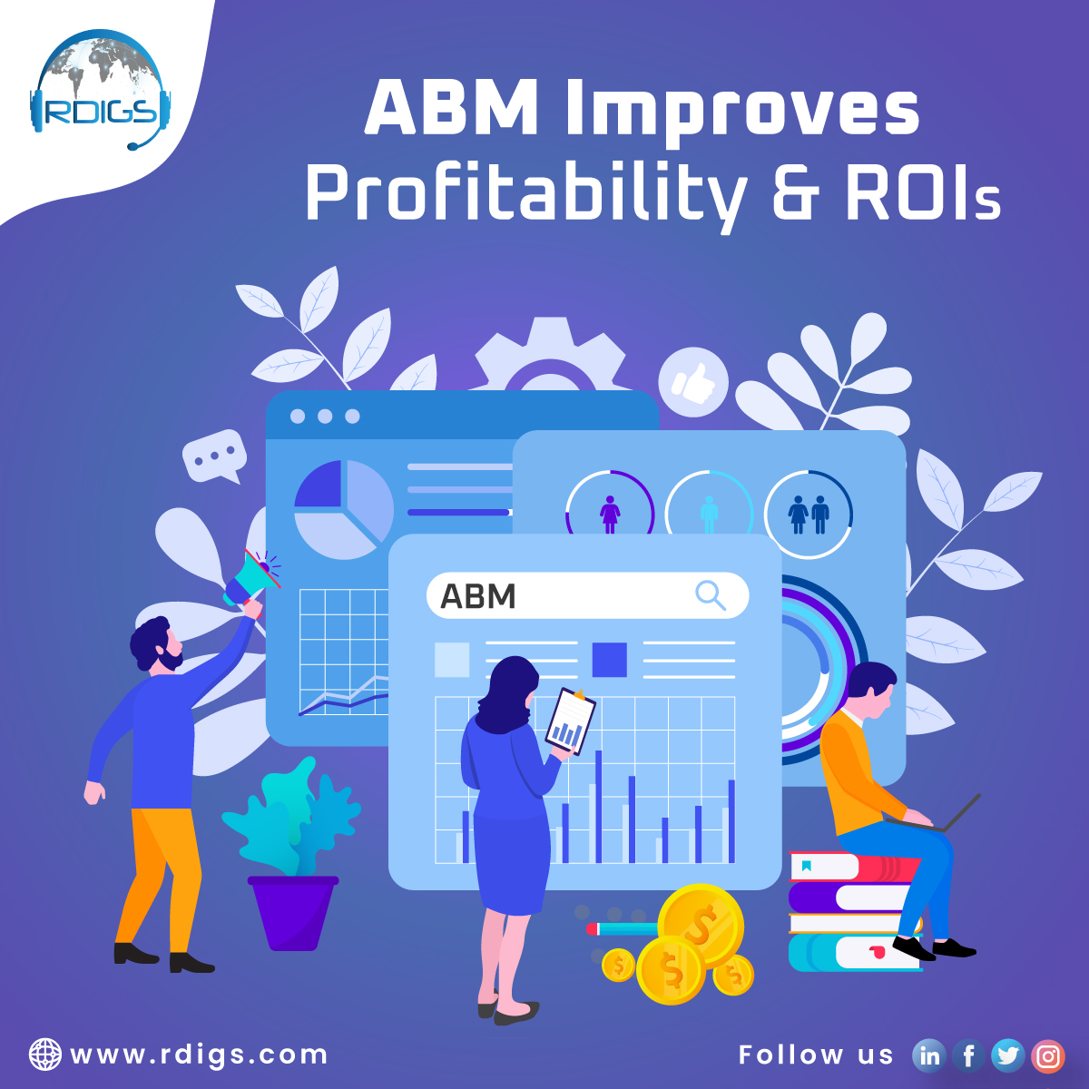 rdigsb2b's tweet photo. ABM focuses on finding, acquiring, and nurturing the most qualified leads, which leads to better quality sales cycles, higher revenue, and significant deals.

Visit: https://t.co/tyXwypJamE

#abm #accountbasedmarketing #b2bleadgeneration #b2bleads #leadb2b #leadsgeneration #rdigs https://t.co/81SbqN4hso